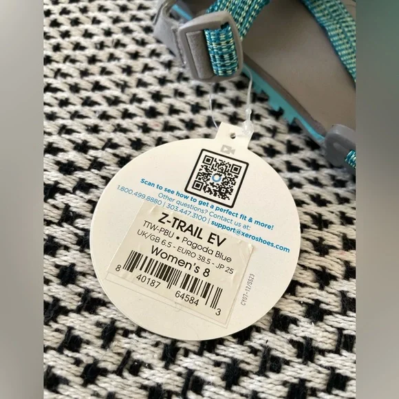 Xero Shoes Z-Trail EV Hiking Sandals Barefoot Zero Drop Size 8 NWT Blue - Picture 3 of 7